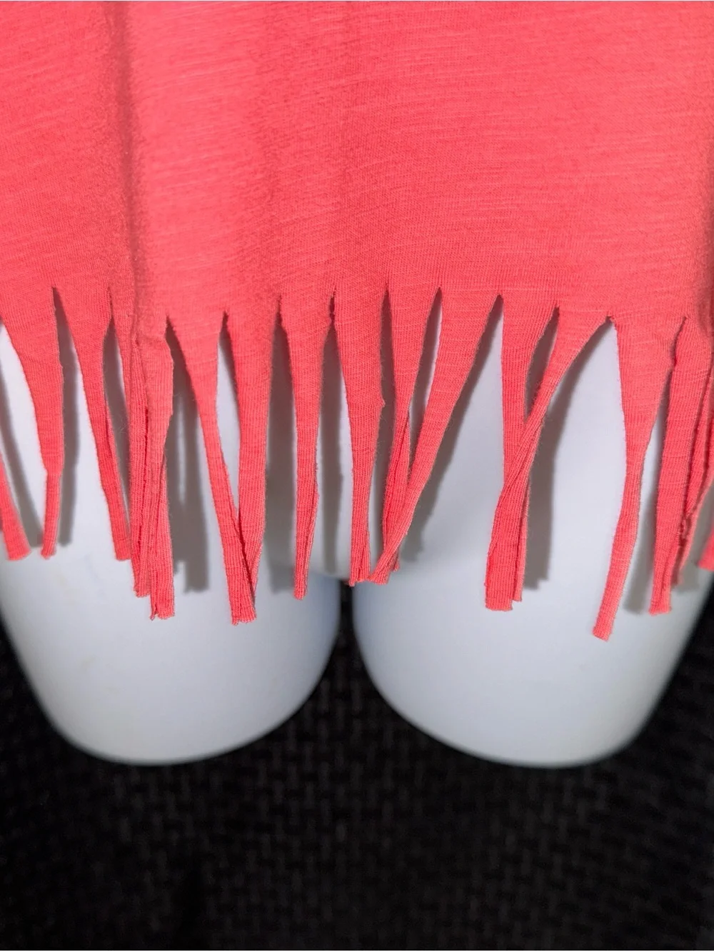Kids Coral Fringe Tank Top